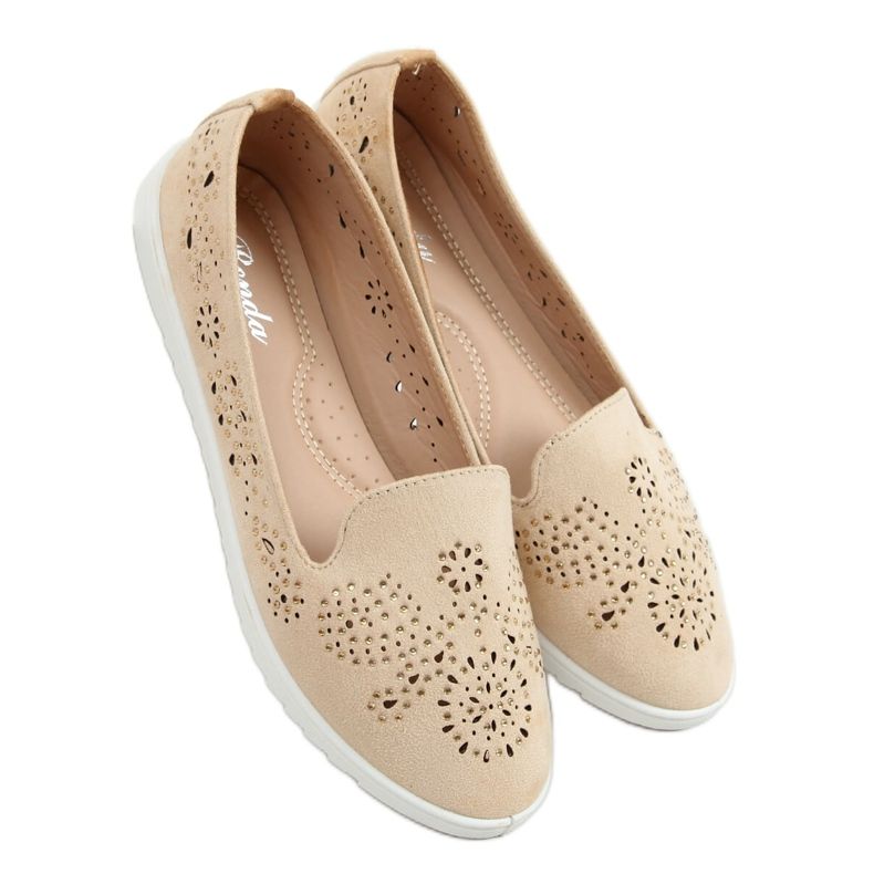 Seigneurs ajourés beige DY-09 Abricot