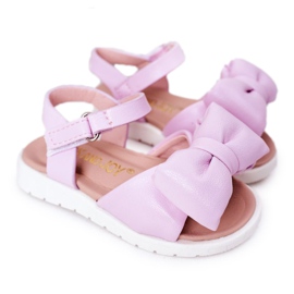 FR1 Sandales Enfant Nœud Violet Abbie FR1 Sandales Enfant Nœud Violet Abbie