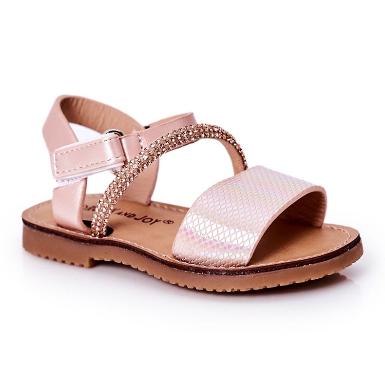 FR1 Sandales Enfant Paillettes Rose Blake FR1 Sandales Enfant Paillettes Rose Blake