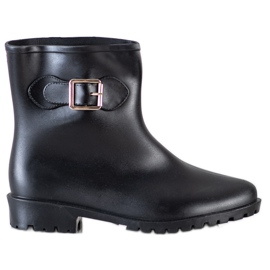 SHELOVET Galoches avec boucle décorative noir