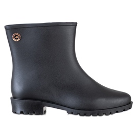 SHELOVET Galoches mates classiques noir