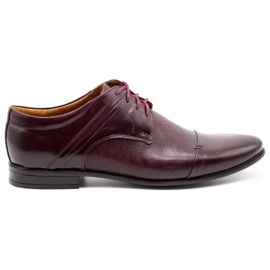 Olivier Chaussures habillées homme 710 bordeaux rouge