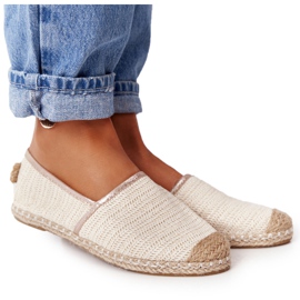 Espadrilles Sur Semelle De Paille Lu Boo Ecru beige