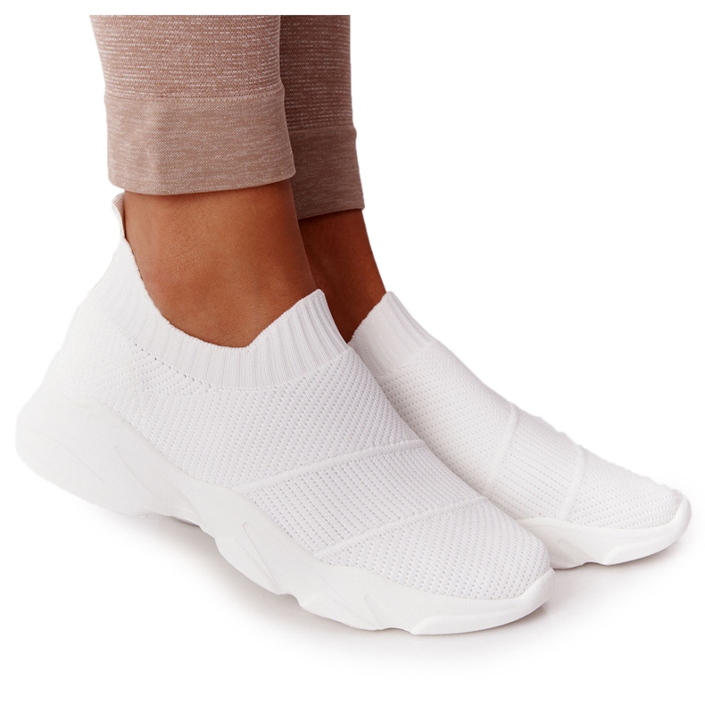 PS1 Chaussures de sport pour femmes Slip-on White Yoga Class blanche PS1 Chaussures de sport pour femmes Slip-on White Yoga Class blanche