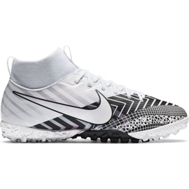 Chaussure de football Nike Mercurial Superfly 7 Academy Mds Tf Jr BQ5407 110 blanc, blanc, noir blanc