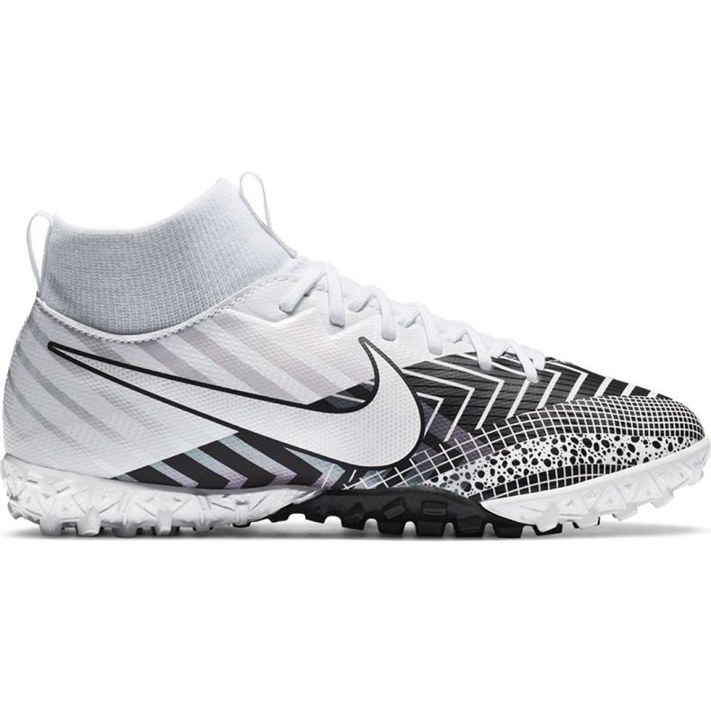 Chaussure de football Nike Mercurial Superfly 7 Academy Mds Tf Jr BQ5407 110 blanc, blanc, noir blanche