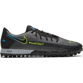 Nike React Phantom Gt Pro Tf M CK8468 090 chaussures de football multicolore gris