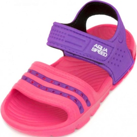 Aqua-Speed Sandales de fille violette rose en mousse Aqua-Speed Sandales de fille violette rose en mousse