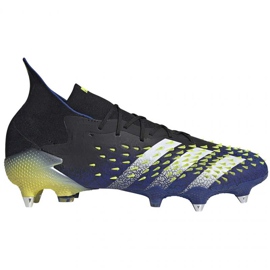 Chaussures de foot Adidas Predator Freak .1 Sg M FY0747 bleu marine, multicolore bleu marine