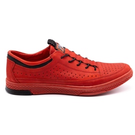 Polbut Chaussures homme cuir K22P rouge Polbut Chaussures homme cuir K22P rouge