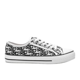 Baskets femme Rimmie noires et blanches