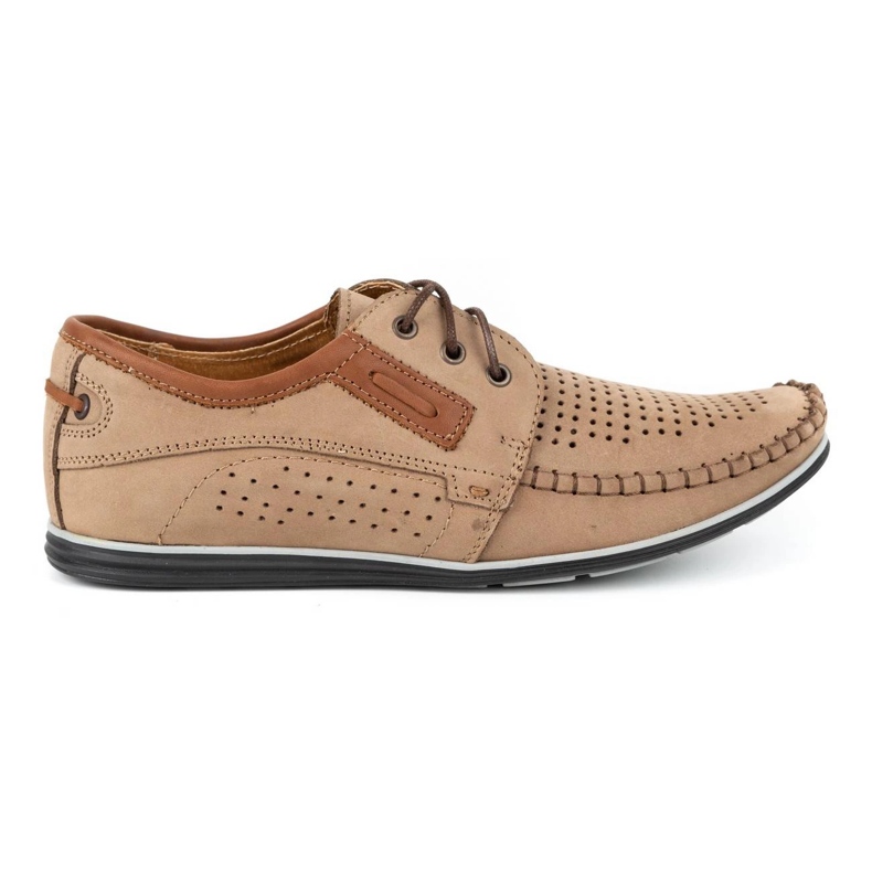 Olivier Mocassins cuir homme 4228 beige