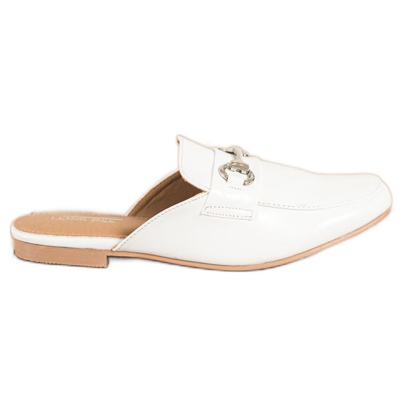 SHELOVET Pantoufles élégantes avec ornement blanche SHELOVET Pantoufles élégantes avec ornement blanche