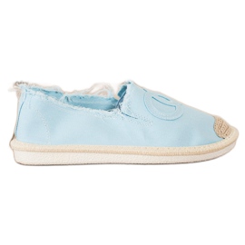 SHELOVET Espadrilles textiles bleu
