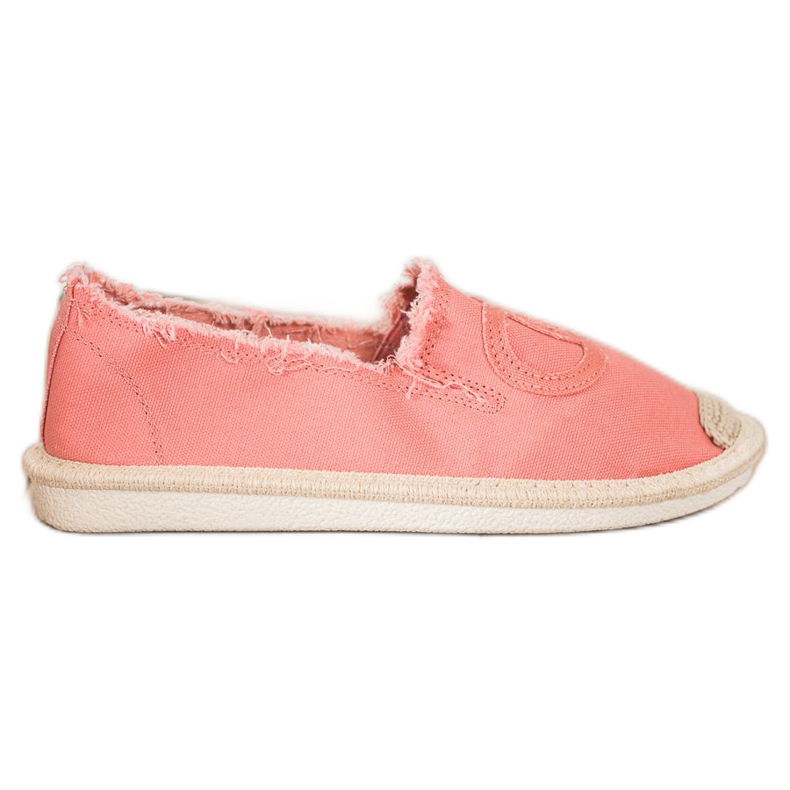 SHELOVET Espadrilles textiles rose