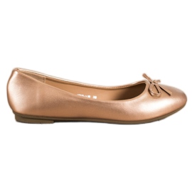 Diamantique Ballerines classiques doré