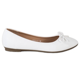 Diamantique Ballerines classiques blanc