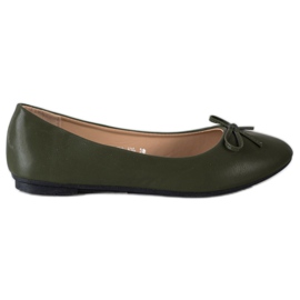 Diamantique Ballerines classiques vert