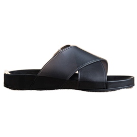 SHELOVET Pantoufles En Caoutchouc À La Mode noir