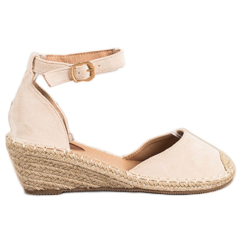 SHELOVET Espadrilles Compensées beige SHELOVET Espadrilles Compensées beige