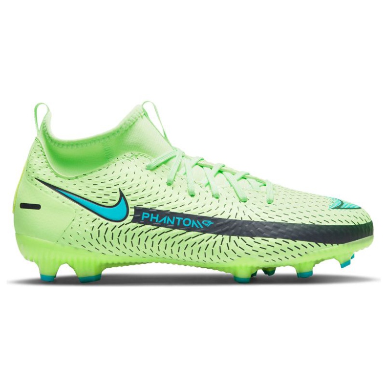 Nike Phantom Gt Academy Df Mg Jr CW6694-303 chaussures de football multicolore vert Nike Phantom Gt Academy Df Mg Jr CW6694-303 chaussures de football multicolore vert