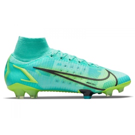 Nike Mercurial Superfly 8 Elite Fg M CV0958 403 chaussures de football multicolore bleu