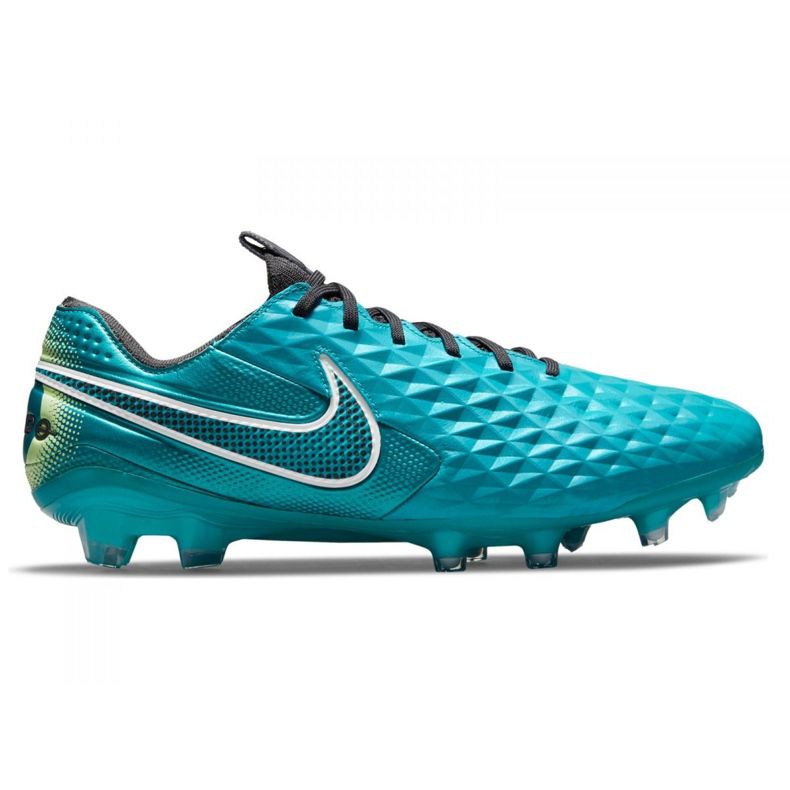 Nike Tiempo Legend 8 Elite Fg M AT5293 303 chaussures de football multicolore bleu