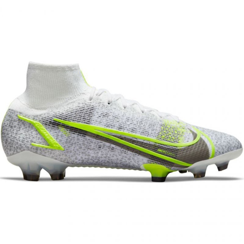 Nike Mercurial Superfly 8 Elite Fg M CV0958 107 chaussures de football multicolore blanche