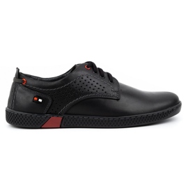Olivier Chaussures décontractées pour hommes 302GT noir