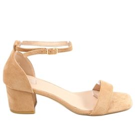 Sandales à talons camel X503-21SA-2 Camel beige brun Sandales à talons camel X503-21SA-2 Camel beige brun