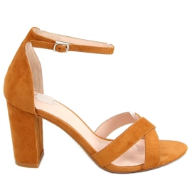 Sandales à talons Camel NF-63P Camel brun