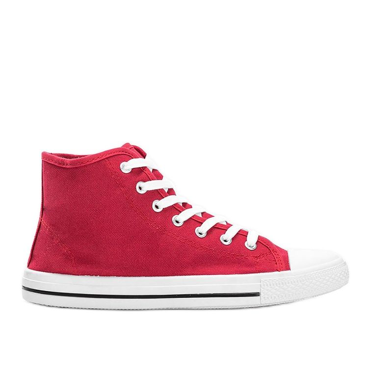 Baskets homme rouges Gin cheville