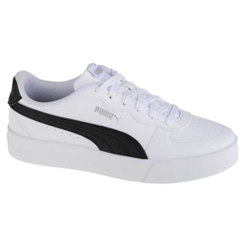 Chaussures Puma Skye Clean W 380147 04 blanche le noir