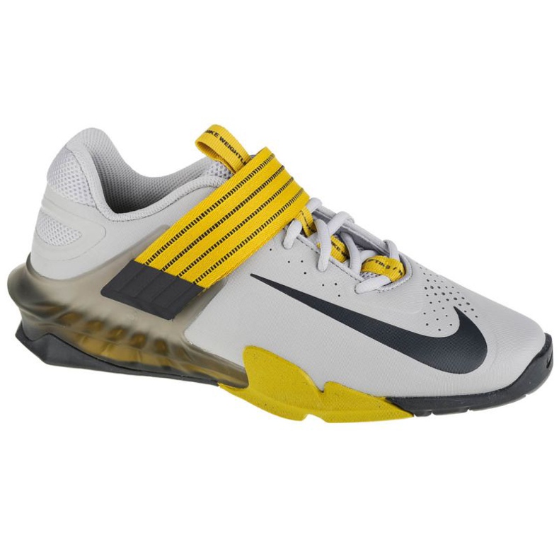 Chaussure Nike Savaleos M CV5708-007 blanche gris jaune