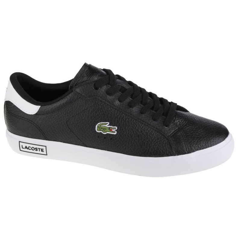 Lacoste Powercourt M 741SMA0028312 blanche le noir