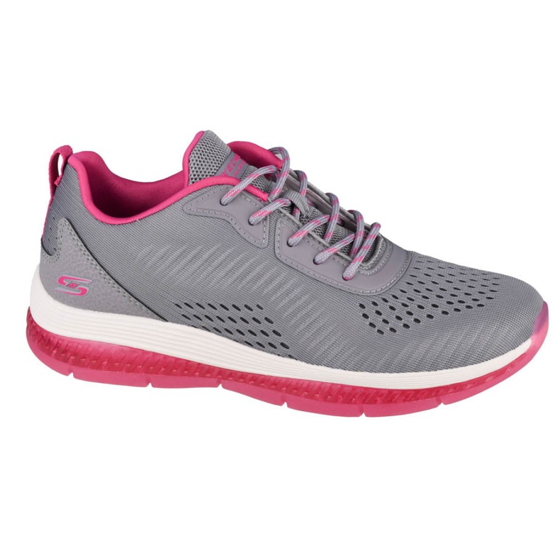 Skechers Bobs Gamma-Cool Chillin W 117102-GRY rose gris Skechers Bobs Gamma-Cool Chillin W 117102-GRY rose gris