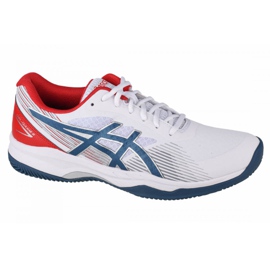 Asics Gel-Game 8 Argile / OC M 1041A193-102 blanche rouge bleu