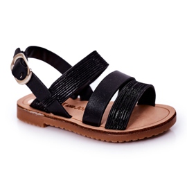Sandales Natalie Shiny Noires Enfant