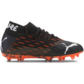 Chaussures de foot Puma Future 6.1 Netfit Fg Ag Jr 106200 01 multicolore noir