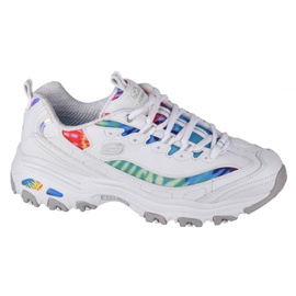 Skechers D'Lites Summer Fiesta W 149015-WMLT blanche le noir Skechers D'Lites Summer Fiesta W 149015-WMLT blanche le noir