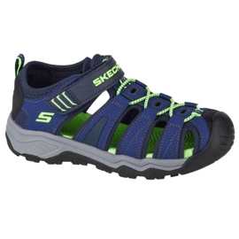Skechers Solar Quest Jr 400060L-NVBK noir bleu marine