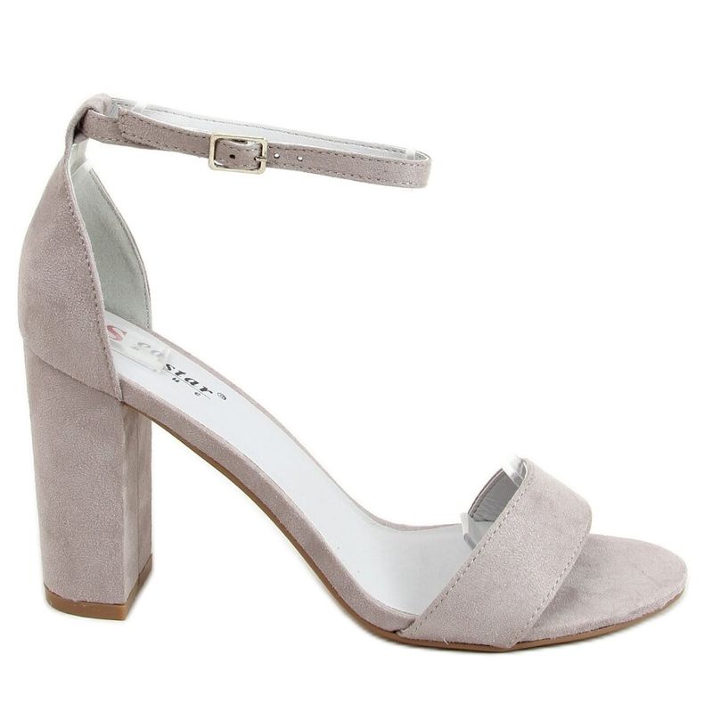 Sandales grises sur le poteau AF03P Gris Sandales grises sur le poteau AF03P Gris