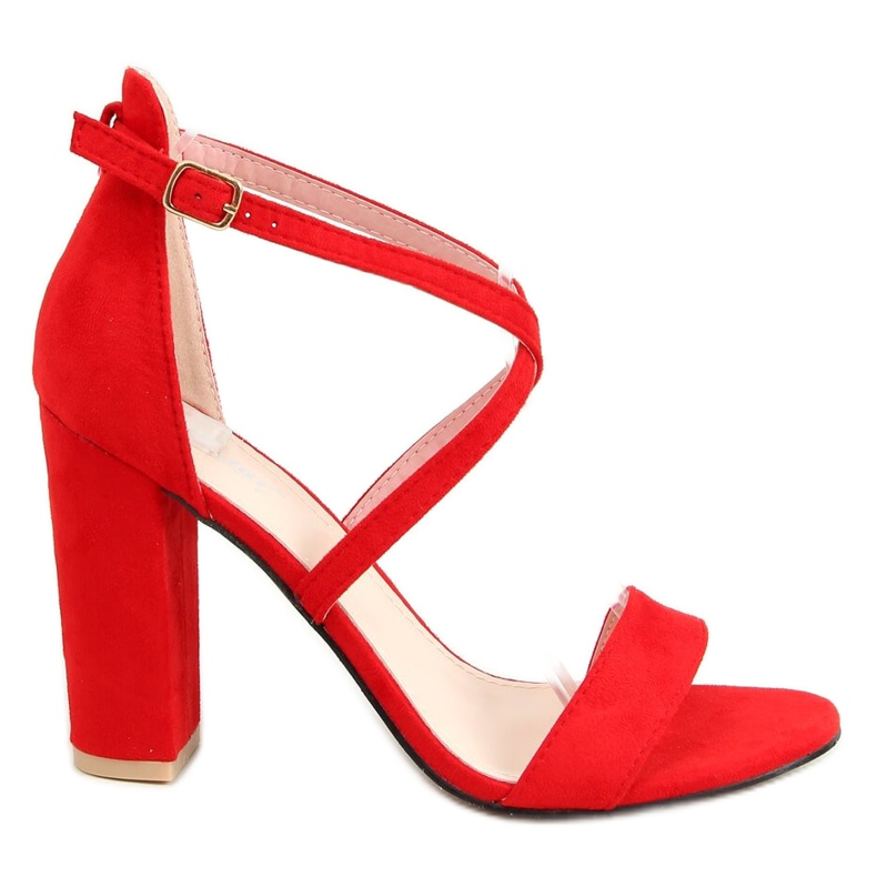 Sandales sur le poteau rouge GG-88P Rouge