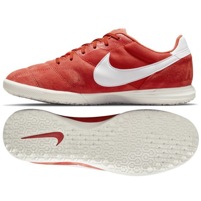 Nike Premier 2 Sala Ic M AV3153 800 chaussures de football rouge