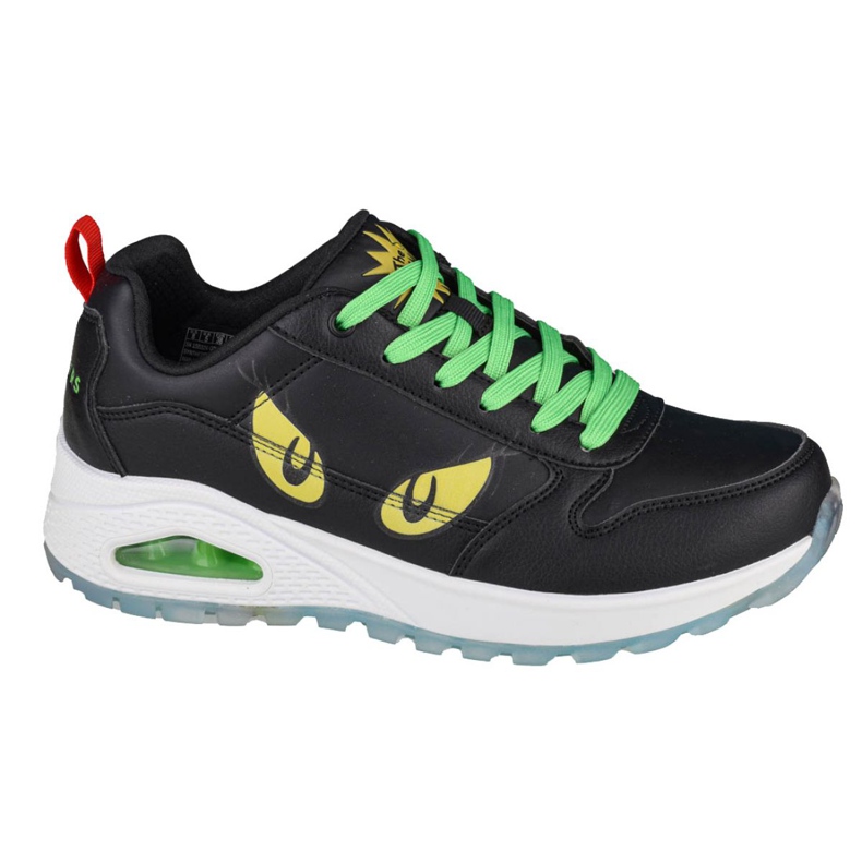 Skechers Uno Rugged-Vous êtes un méchant W 155326-BKMT le noir vert jaune