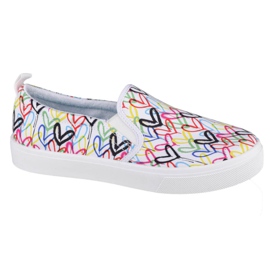 Skechers Poppy Drippin Love W 155503-WMLT blanche le noir bleu rose multicolore vert jaune