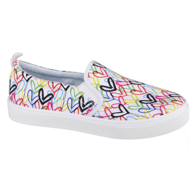 Skechers Poppy Drippin Love W 155503-WMLT blanche le noir bleu rose multicolore vert jaune