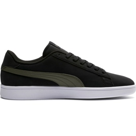 Chaussures homme Puma Smash v2 Buck noir 365160 05 kaki