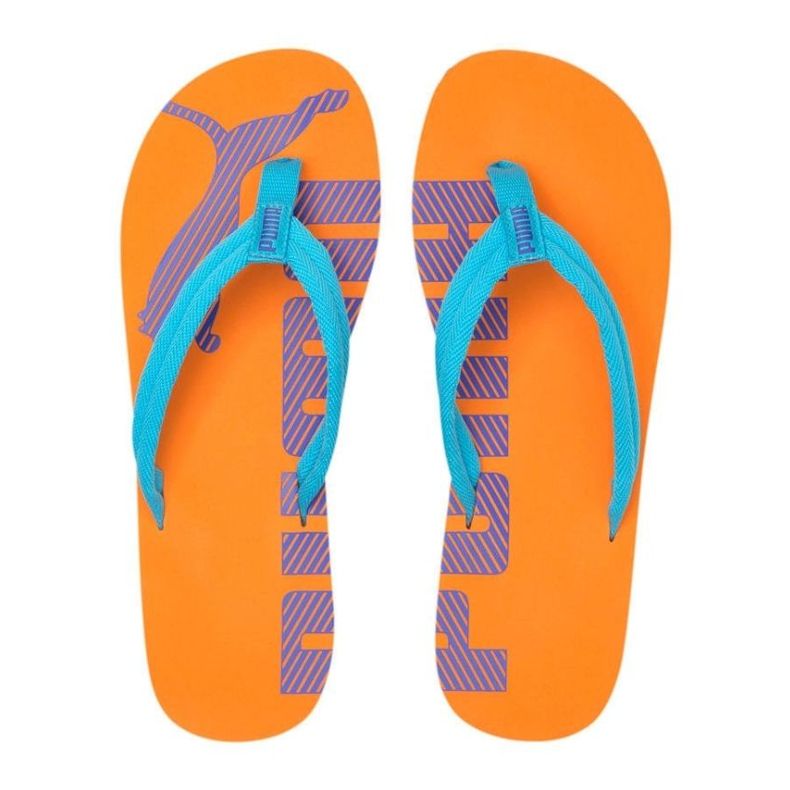 Chaussons Puma Epic Flip v2 orange 360248 52 bleu Chaussons Puma Epic Flip v2 orange 360248 52 bleu