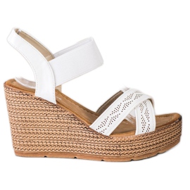 Sea Elves Sandales légères à enfiler blanc